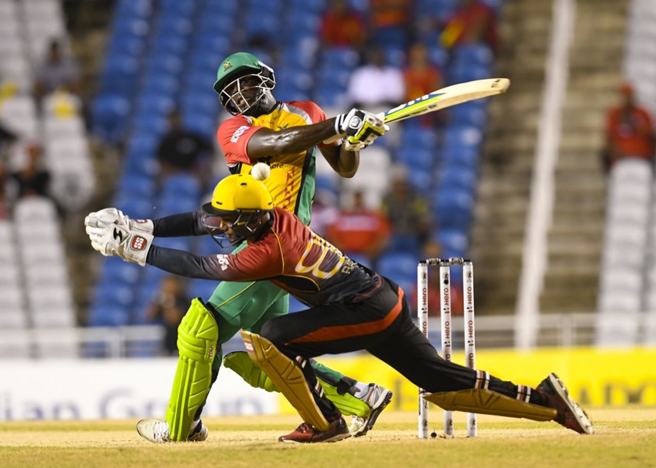 Chadwick Walton provided Warriors with a start with 37, Guyana Amazon Warriors v Trinbago Knight Riders, CPL 2017, 2nd Qualifier, Trinidad, September 7, 2017