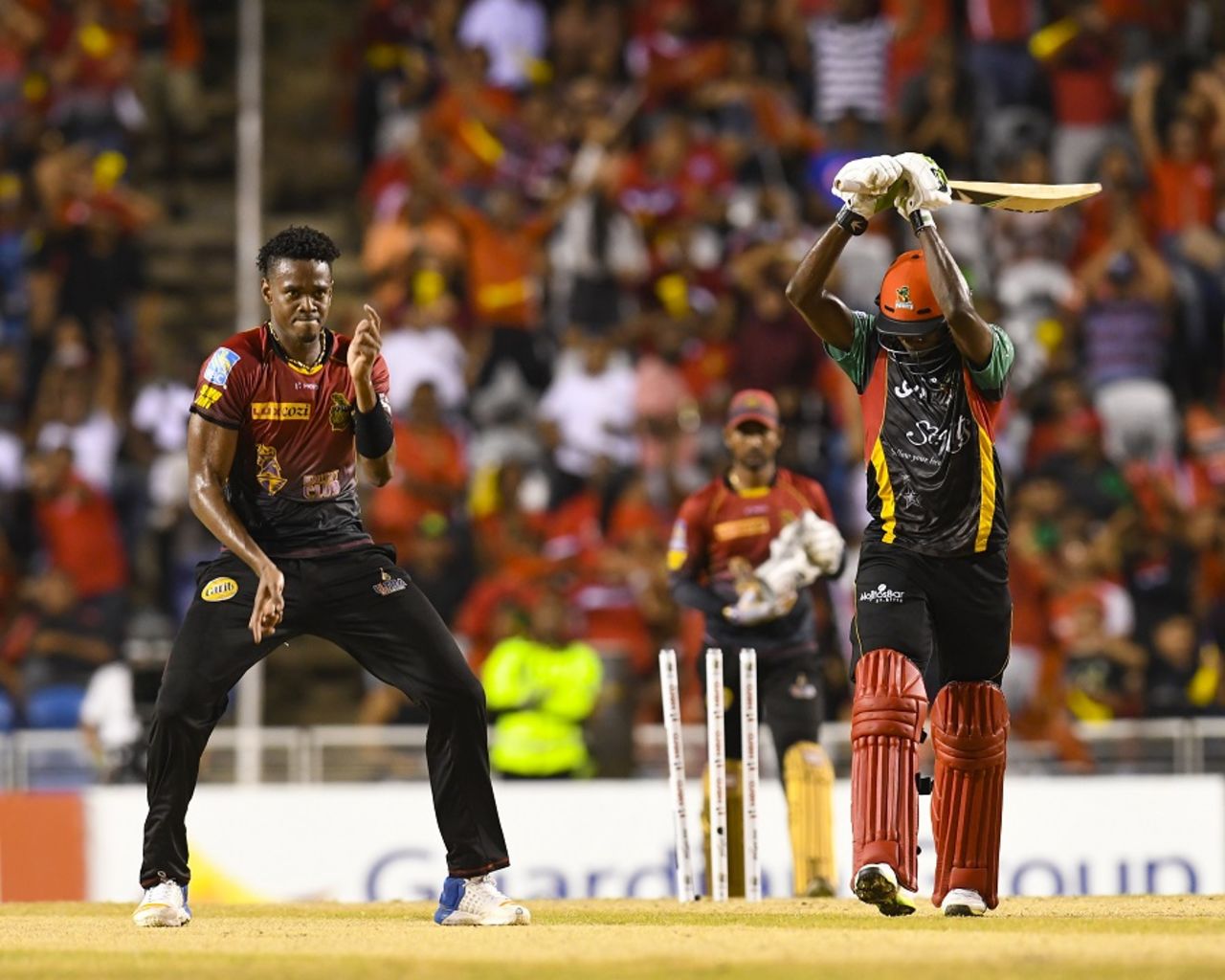 Ronsford Beaton - strained ankle and all - was impressive with his lengths, Trinbago Knight Riders v St Kitts and Nevis Patriots, CPL 2017, final, Tarouba, September 9, 2017