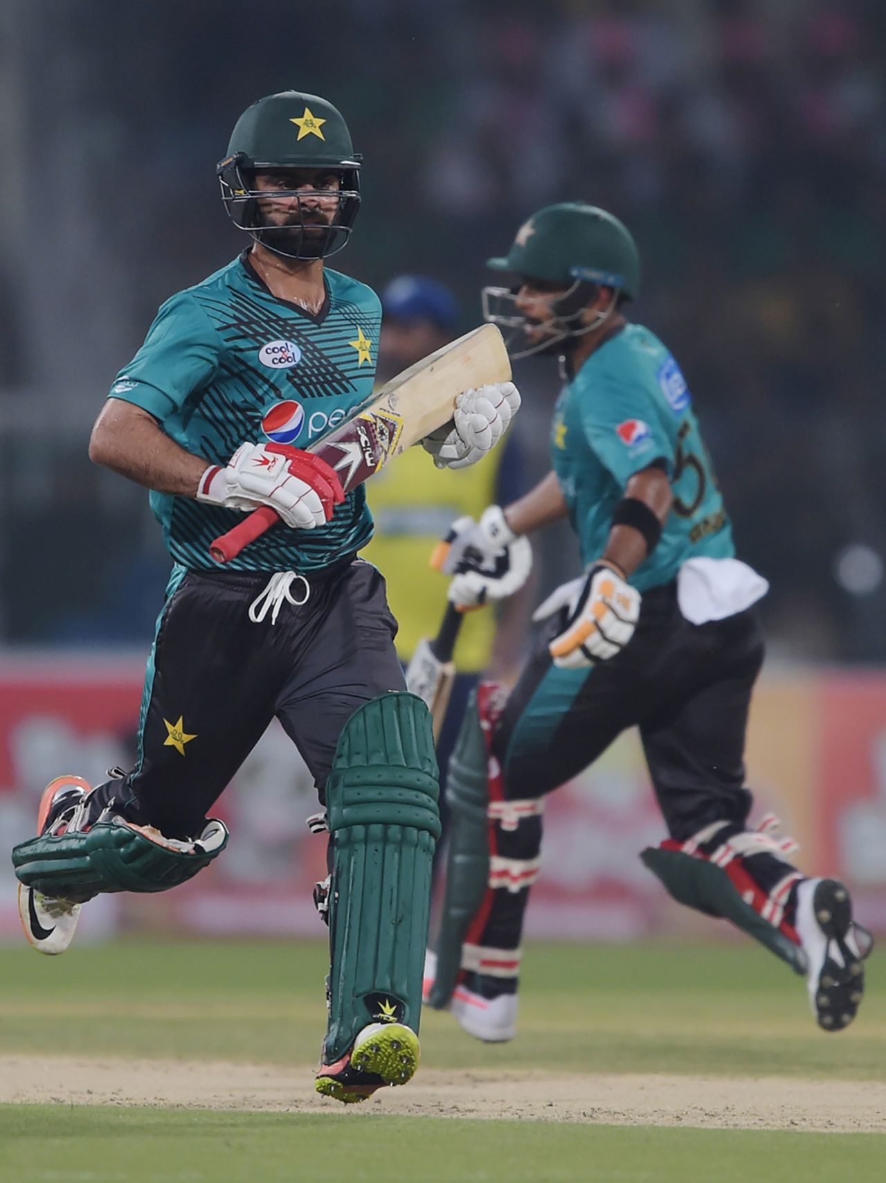 Ahmed Shehzad and Babar Azam put on a century stand, Pakistan v World XI, 1st T20I, Independence Cup 2017, Lahore, September 12, 2017
