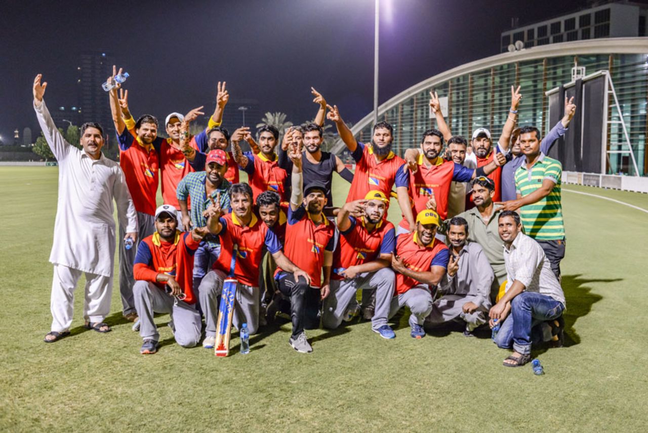 DATCO celebrate after clinching the title DATCO celebrate after clinching the title, Sprite Cricket Stars
