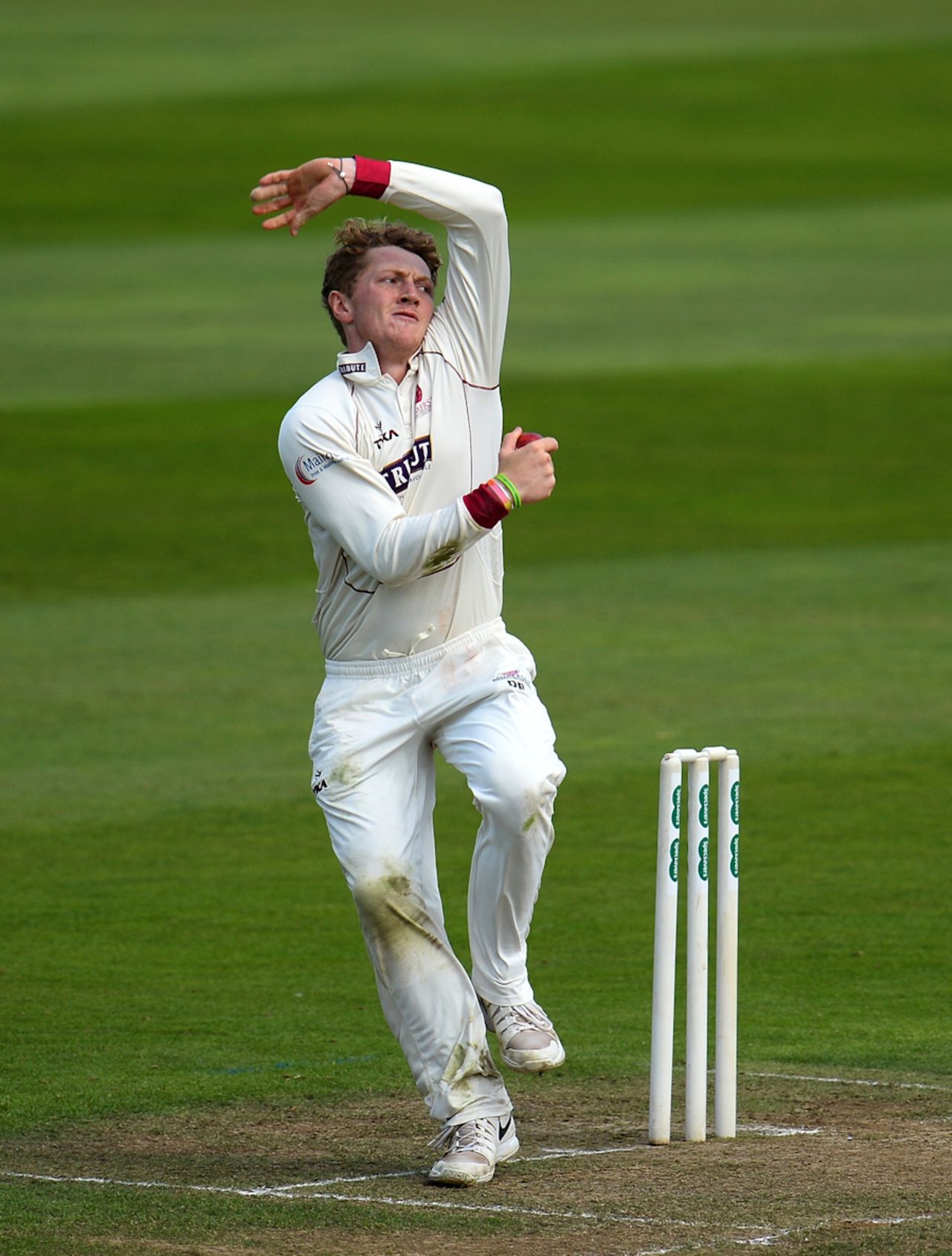 Dom Bess in action for Somerset, Somerset v Lancashire, Specsavers Championship Division One, Taunton, September 13, 2017