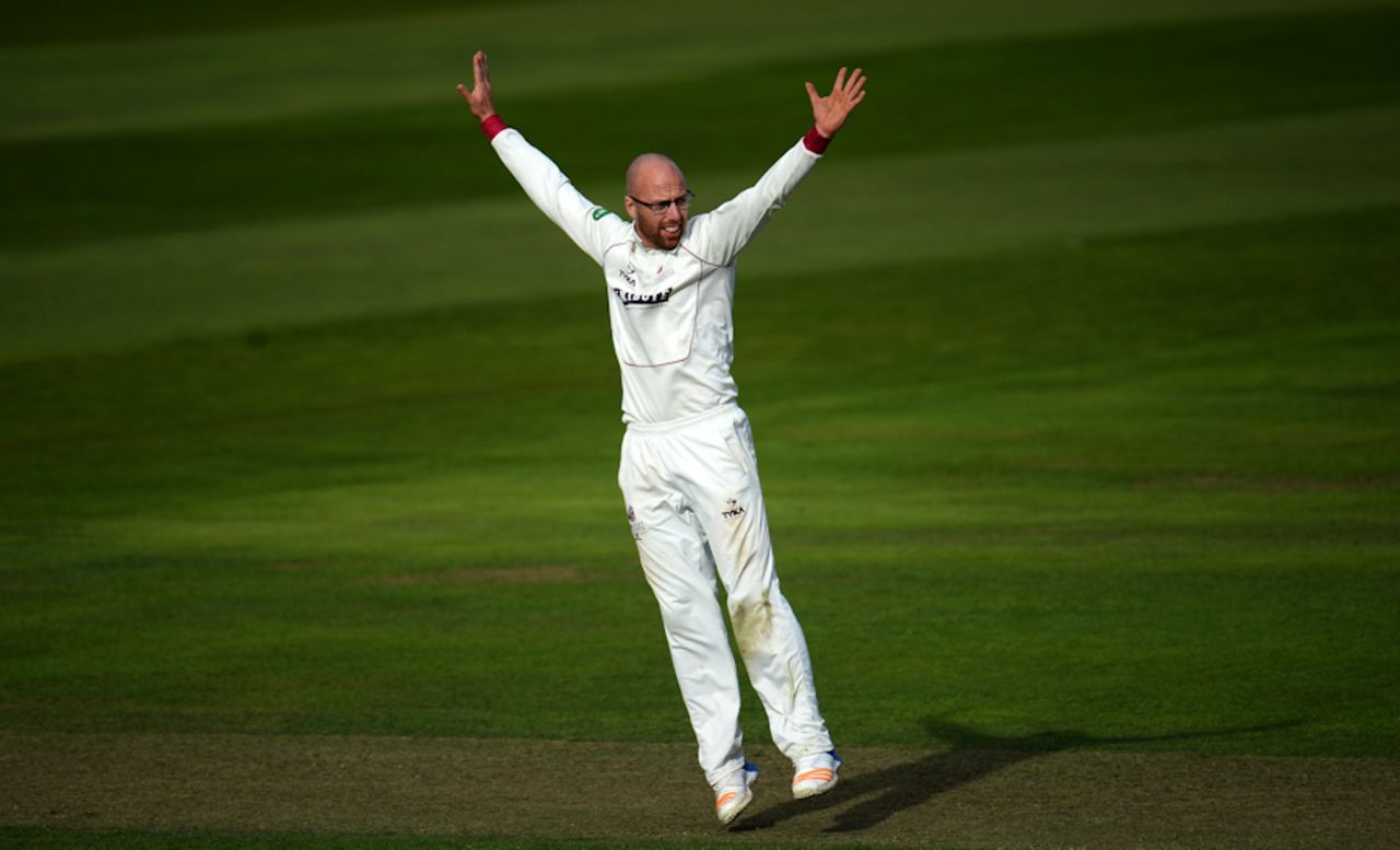 Jack Leach is taking wickets again, Somerset v Lancashire, Specsavers Championship Division One, Taunton, September 13, 2017