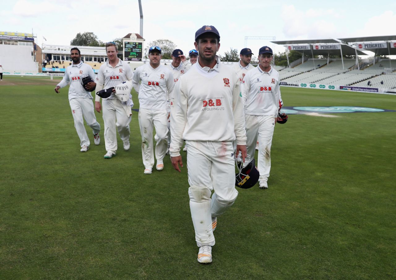 Ryan ten Doeschate leads off an Essex team on the brink of the title, Warwickshire v Essex, Specsavers Championship Division One, Edgbaston, September 12-15, 2017