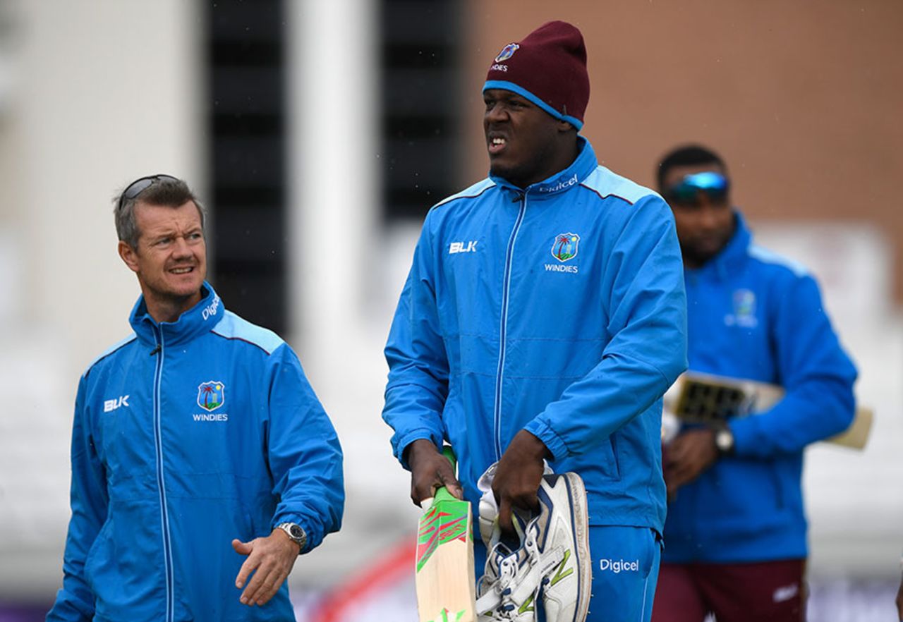 Carlos Brathwaite prepares to lead West Indies in the T20, Chester-le- Street, September 15, 2017