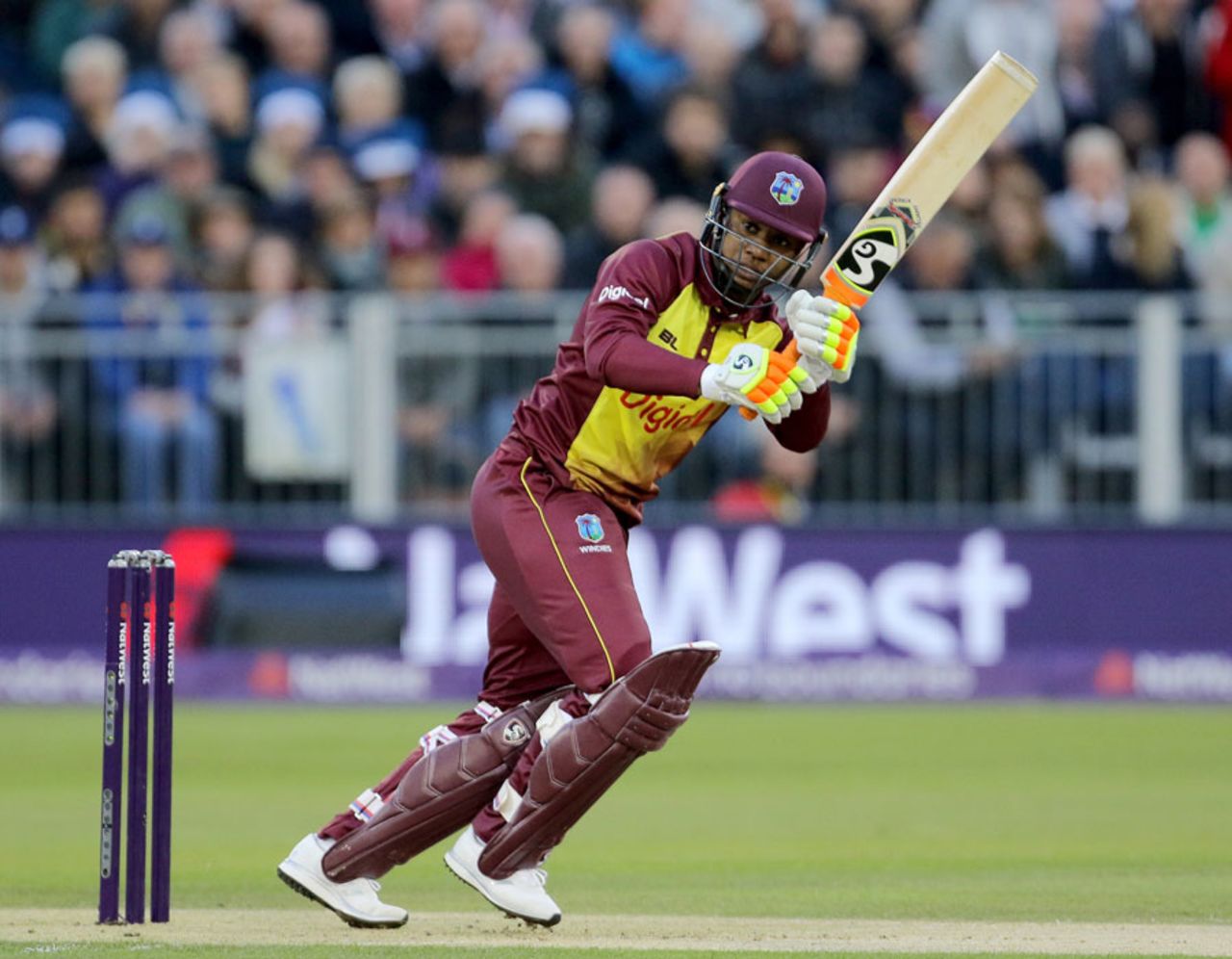 Evin Lewis was quickly into his stride, England v West Indies, only T20I, Chester-le-Street, September 16, 2017