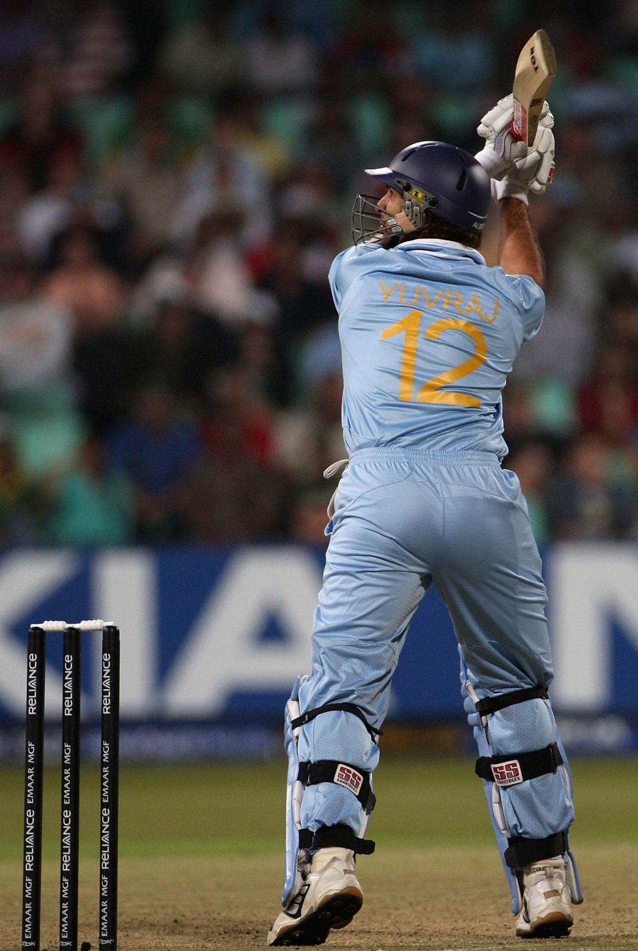Yuvraj Singh slaps a full toss for six, England v India, Group E, ICC World Twenty20, Durban, September 19, 2007