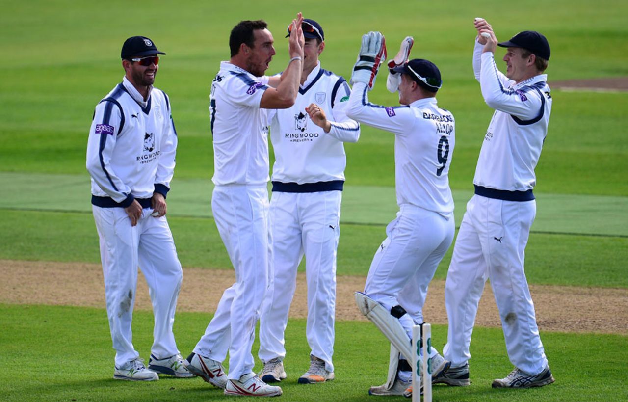 Kyle Abbott claimed a six-wicket haul, Hampshire v Essex, County Championship, Division One, Ageas Bowl, 2nd day, September 20, 2017