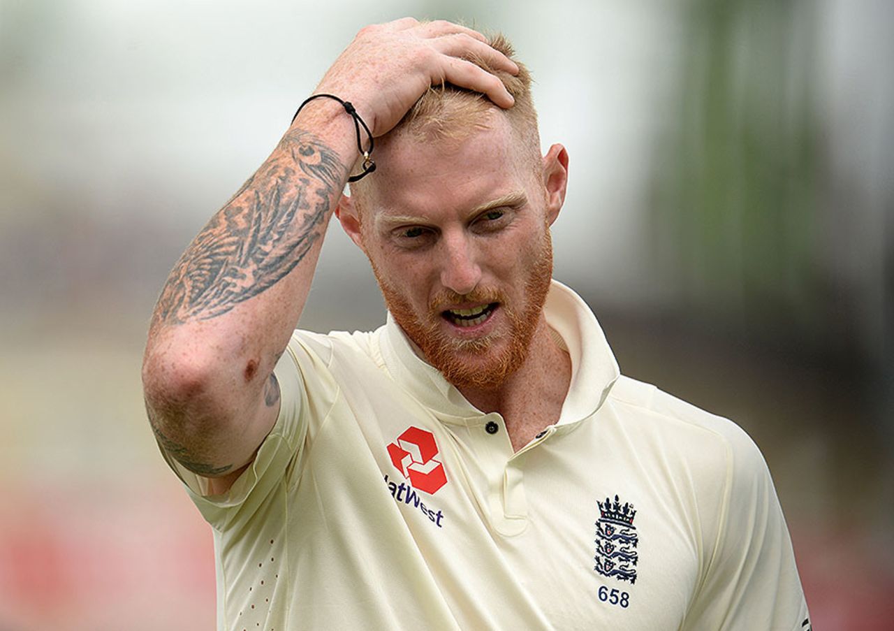 Ben Stokes in action for England, England v West Indies, third Test, September 7, 2017