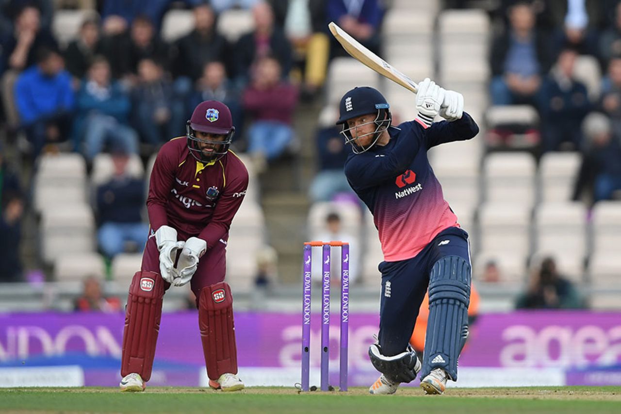 Jonny Bairstow continued his fine form, England v West Indies, 5th ODI, Ageas Bowl, September 29, 2017