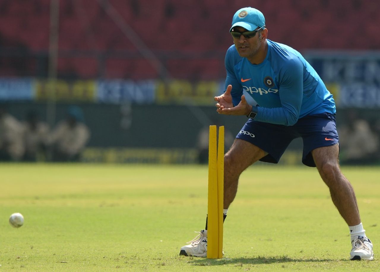 Fielding drills kept MS Dhoni busy, Nagpur, September 30, 2017