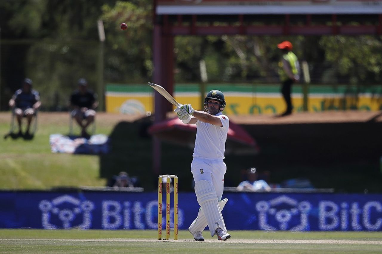 Dean Elgar nails a pull, South Africa v Bangladesh, 1st Test, Bloemfontein, 1st day, October 6, 2017