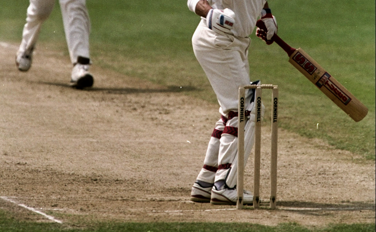 Graham Gooch handles the ball, England v Australia, 1st Test, Old Trafford, June 7, 1993