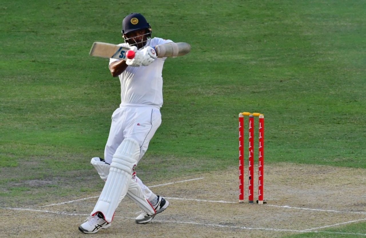 Dilruwan Perera struck another fifty, Pakistan v Sri Lanka, 2nd Test, Dubai, 2nd day, October 7, 2017