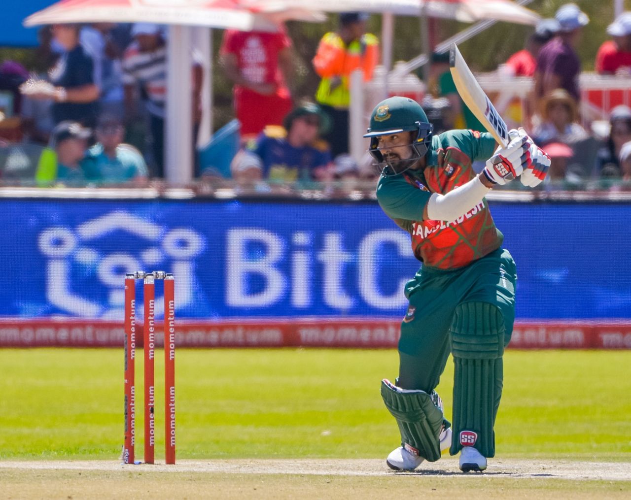 Liton Das played a delightful cameo at the top of the order, South Africa v Bangladesh, 1st ODI, Kimberley, October 15, 2017