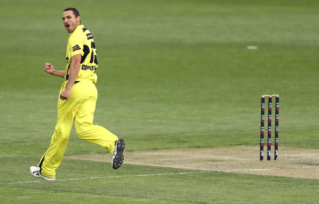 Nathan Coulter-Nile struck with two top-order wickets, Western Australia v South Australia, JLT One-Day Cup, final, Hobart, October 21, 2017