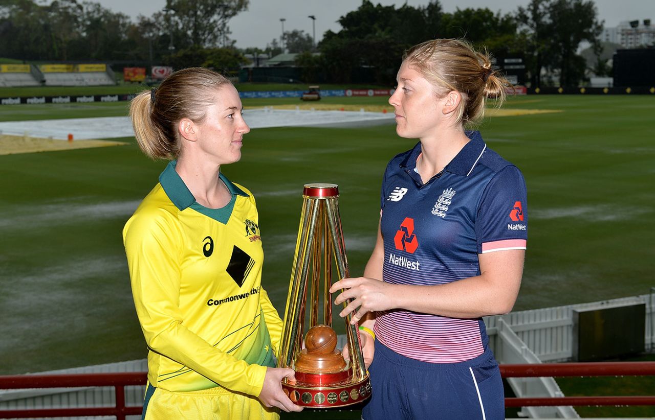 Rachael Haynes and Heather Knight ahead of the Women's Ashes, Brisbane, October 21, 2017