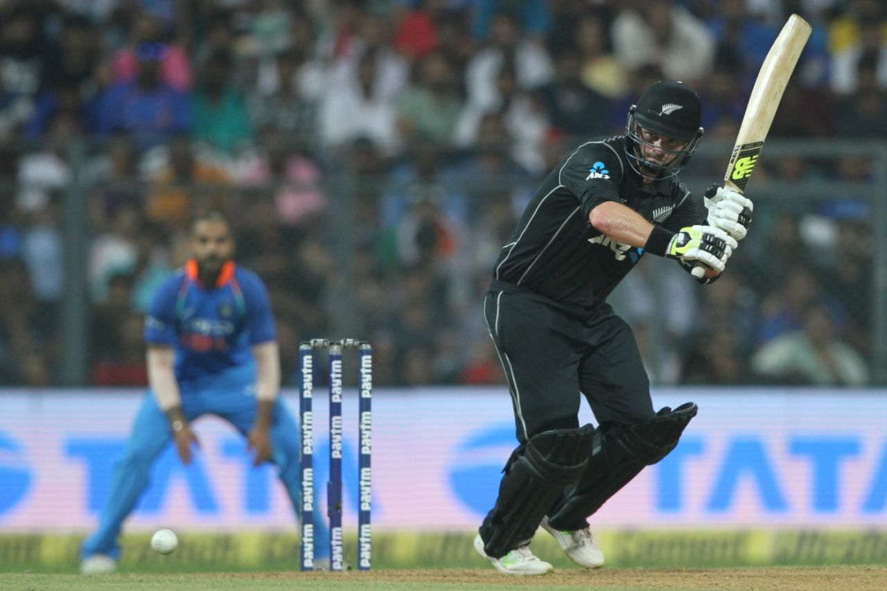 Colin Munro gave New Zealand a sprightly start, India v New Zealand, 1st ODI, Mumbai, October 22, 2017