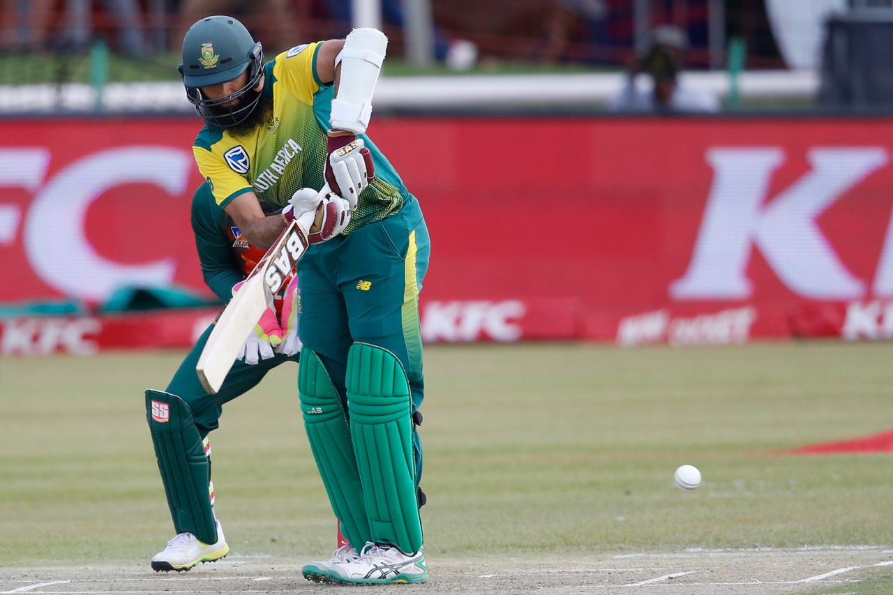 Hashim Amla tucks one into the leg side, South Africa v Bangladesh, 2nd T20I, Potchefstroom, October 29, 2017