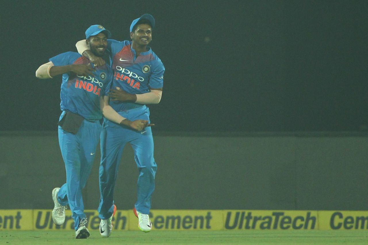 Hardik Pandya pulled off a blinder, India v New Zealand, 1st T20I, Delhi, November 1, 2017