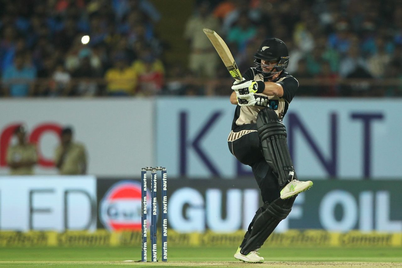 Colin Munro made the best use of a flat pitch, India v New Zealand, 2nd T20I, Rajkot, November 4, 2017