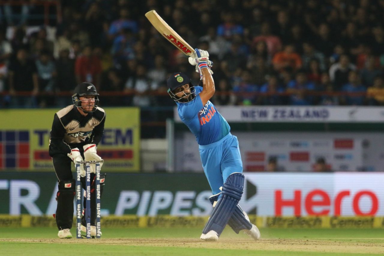 Virat Kohli continued his sparkling form, India v New Zealand, 2nd T20I, Rajkot, November 4, 2017