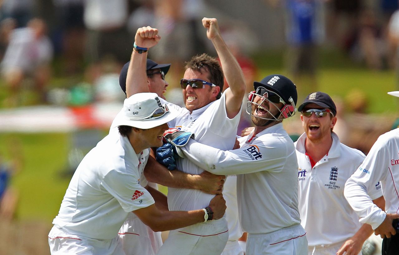 Graeme Swann bowled England to victory at Adelaide in 2010-11