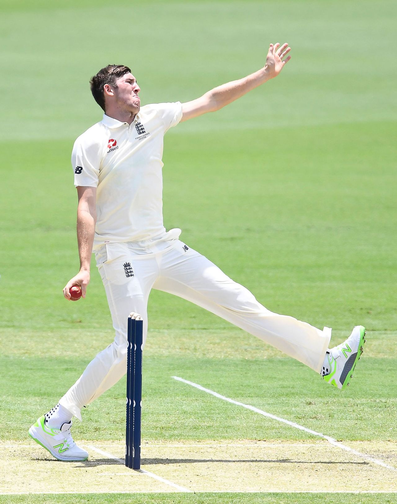 Craig Overton collected two wickets, Cricket Australia XI v England, The Ashes 2017-18, tour match, 1st day, Townsville, November 15, 2017