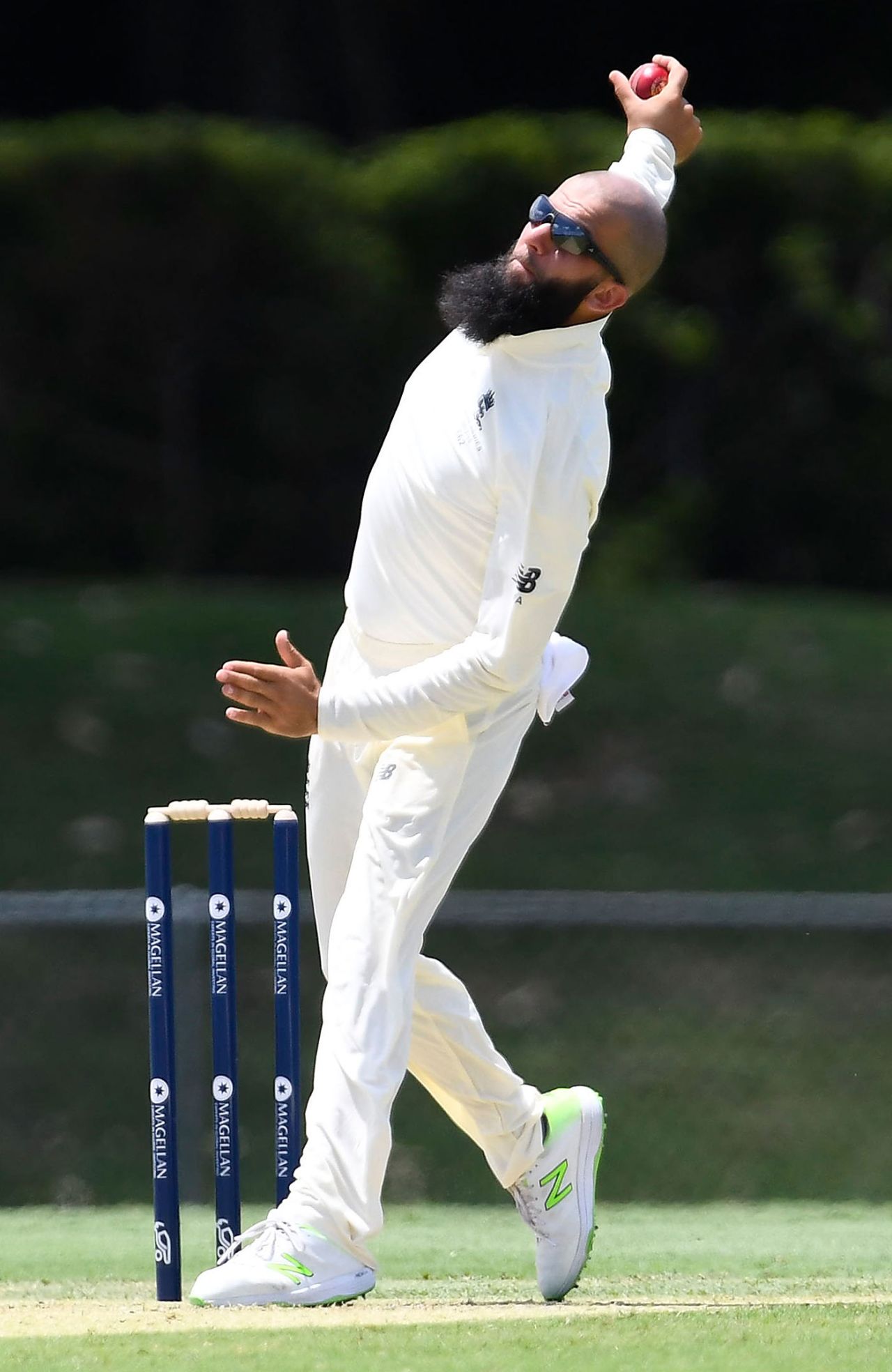 Moeen Ali was back in action, Cricket Australia XI v England, The Ashes 2017-18, tour match, 1st day, Townsville, November 15, 2017