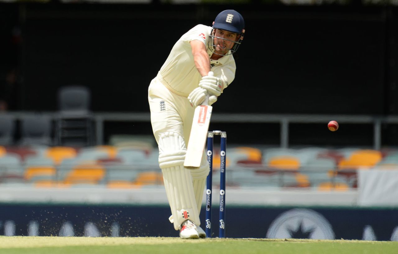 Alastair Cook edged to slip early, Australia v England, 1st Test, The Ashes 2017-18, 1st day, Brisbane, November 23, 2017
