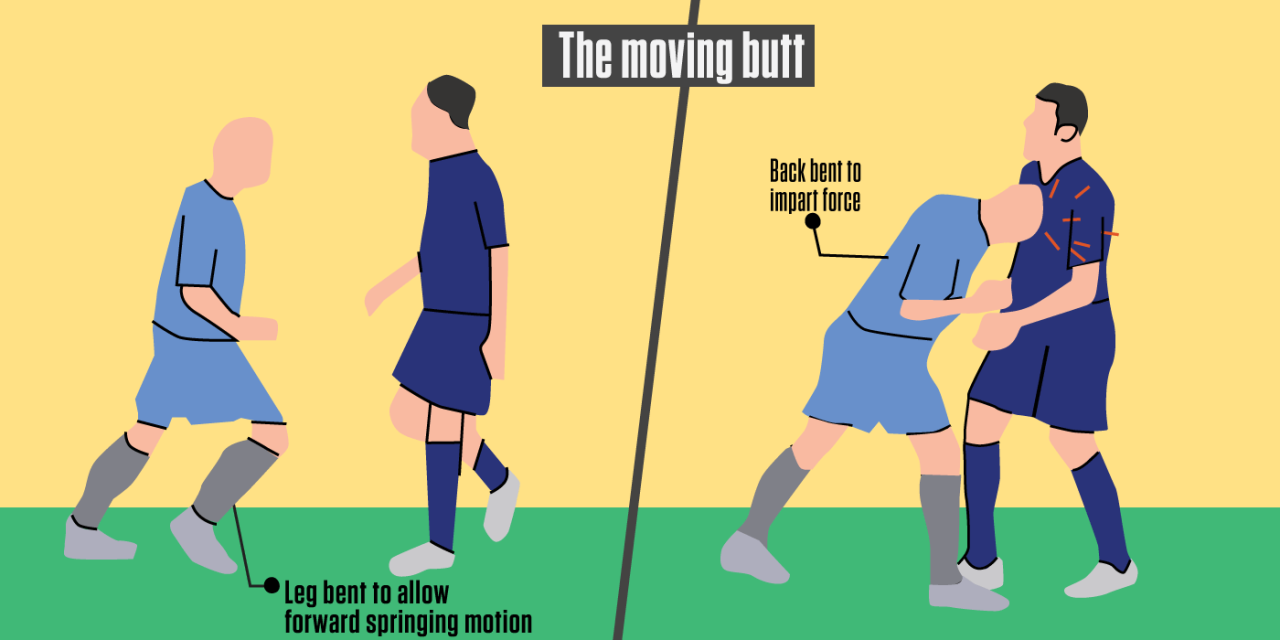 A line drawing of Zinedine Zidane's infamous headbutt