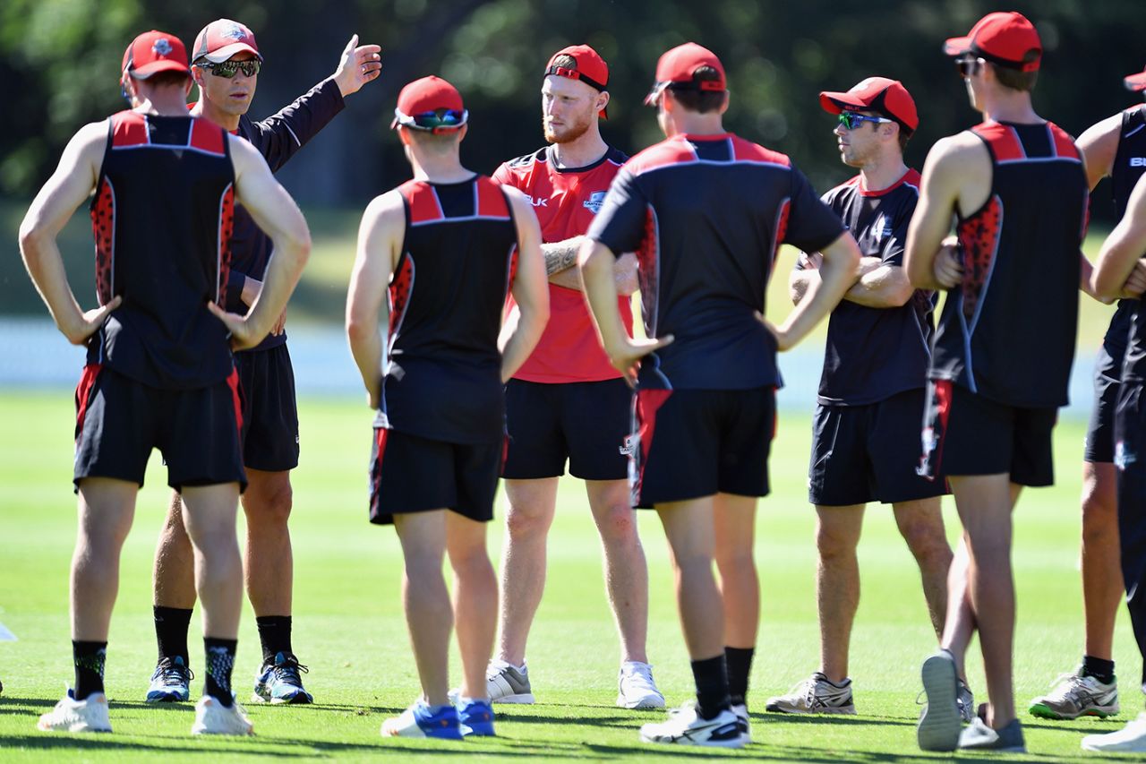 Ben Stokes attends a Canterbury training session, Rangiora, December 2, 2017