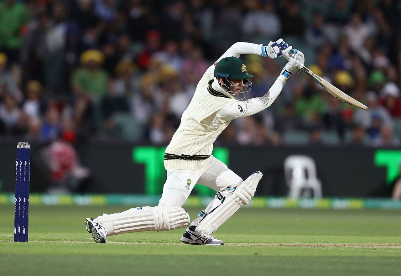 Peter Handscomb fought hard in the final session, Australia v England, 2nd Test, The Ashes 2017-18, 1st day, Adelaide, December 2, 2017