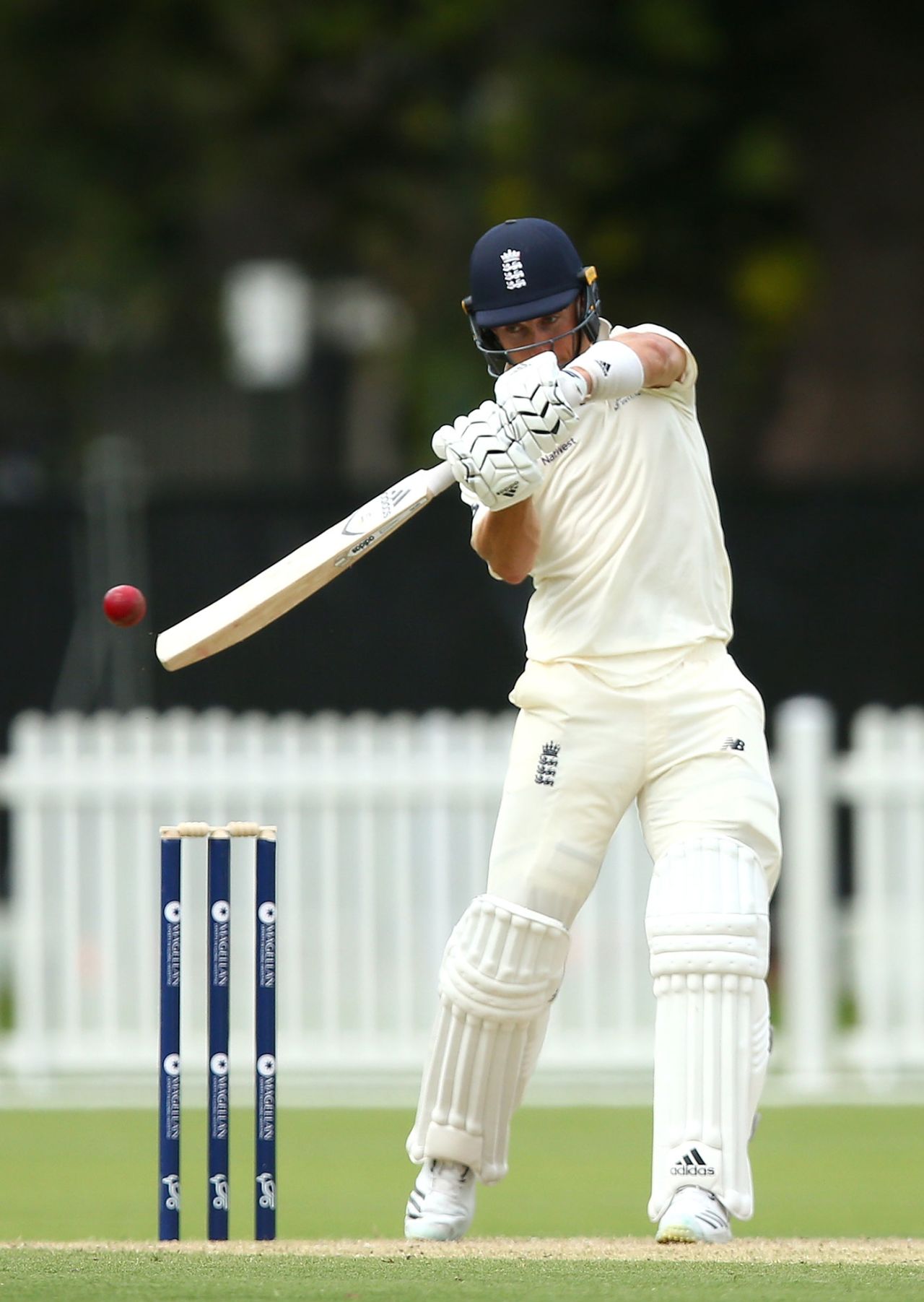 Tom Curran showed some attacking strokes in his unbeaten 77, Cricket Australia XI v England XI, Tour match, Perth, 1st day, December 9, 2017