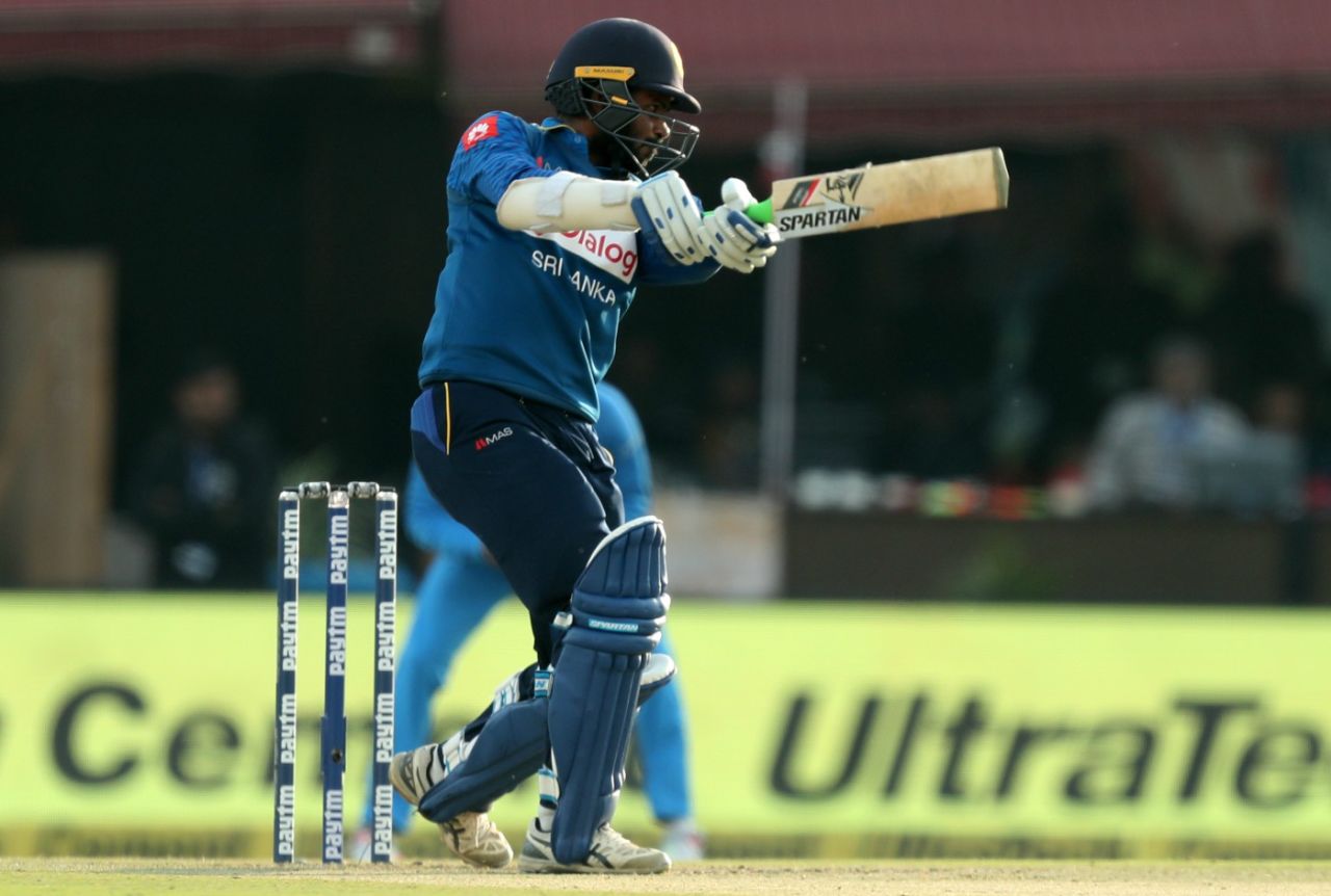 Upul Tharanga laced a quick 49, India v Sri Lanka, 1st ODI, Dharamsala, December 10, 2017