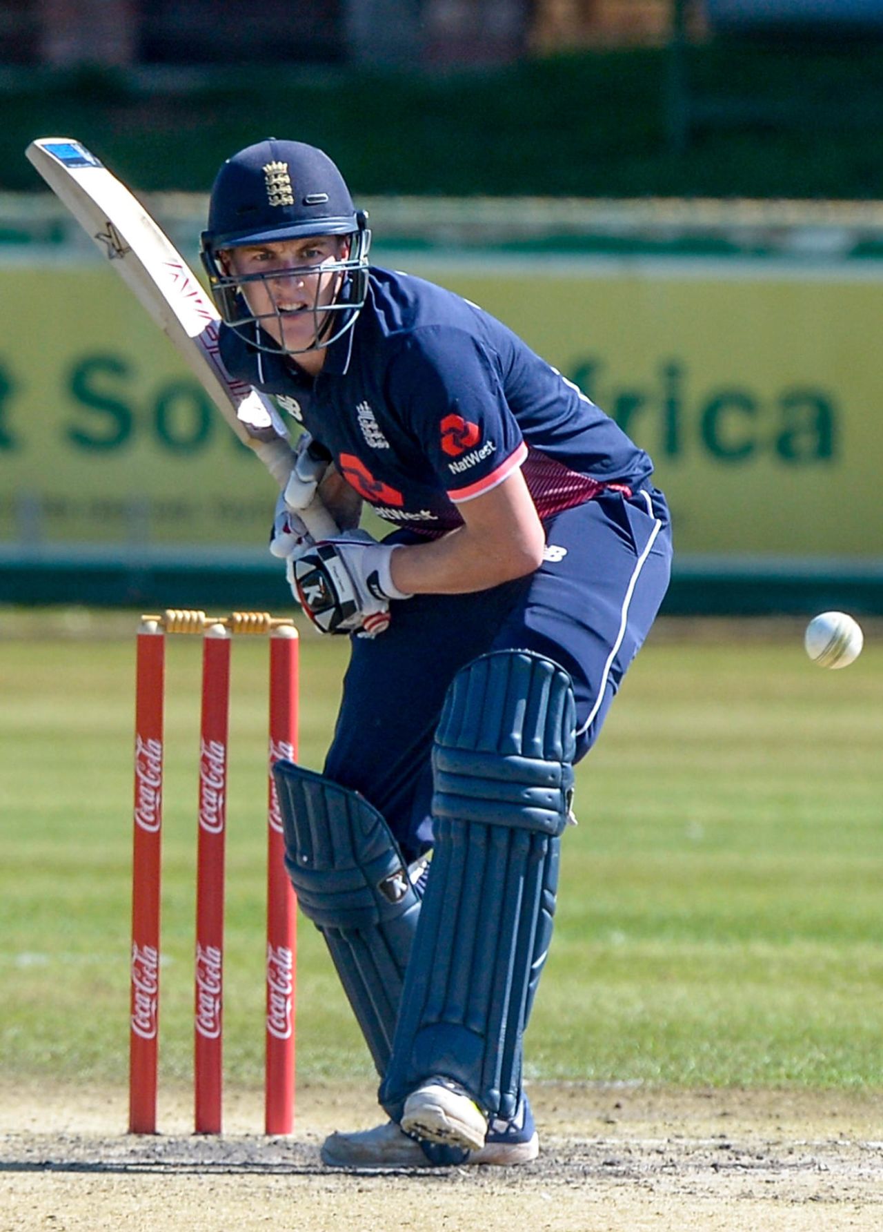 Harry Brook bats for England Under-19s, South Africa vs England, Potchefstroom, December 03, 2017