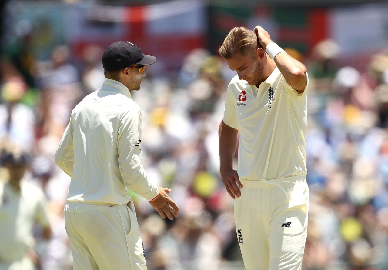 Stuart Broad finished with his worst figures in Test cricket, Australia v England, 3rd Test, Perth, 3rd day, December 16, 2017