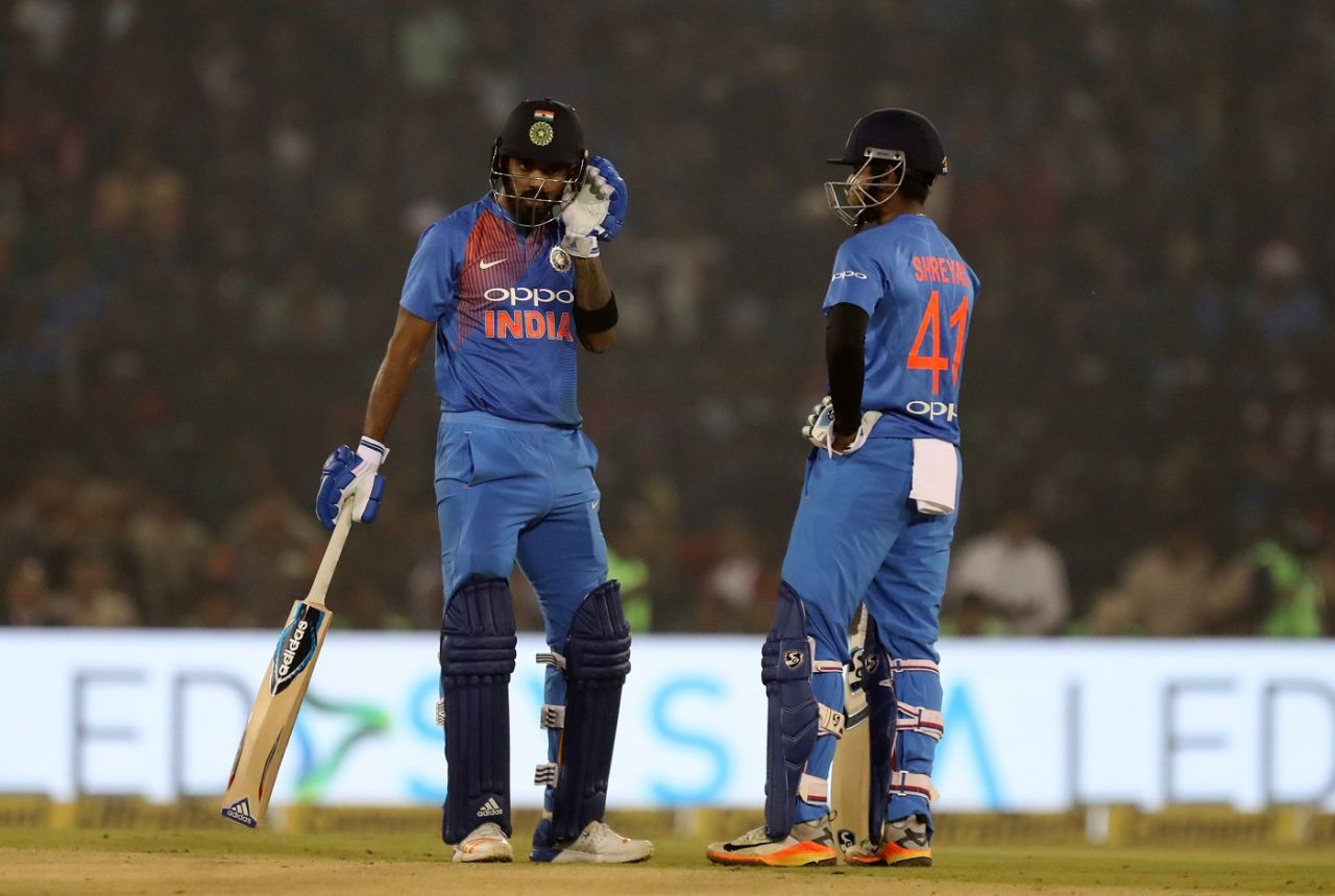 KL Rahul and Shreyas Iyer kept India ticking, India v Sri Lanka, 1st T20I, Cuttack, December 20, 2017