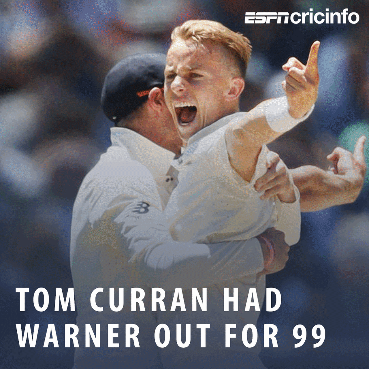 From ecstasy to agony: Tom Curran's first Test wicket will have to wait a while longer