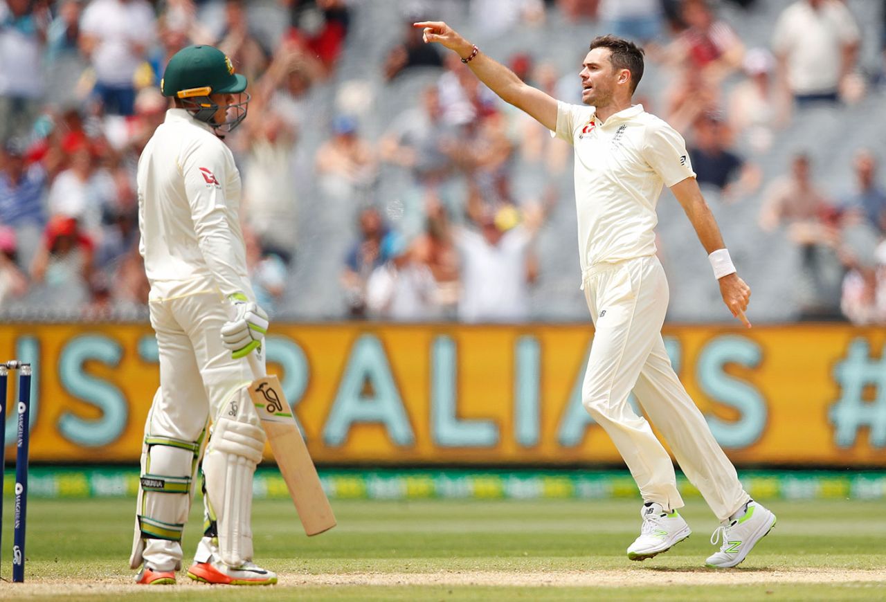 James Anderson had Usman Khawaja caught behind, Australia v England, 4th Ashes Test, Melbourne, 4th day, December 29, 2017