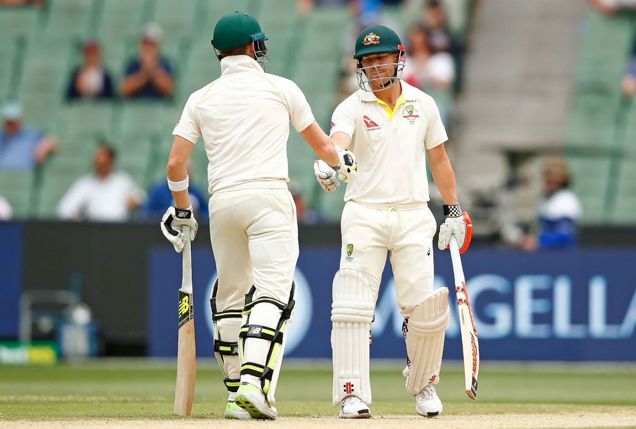 David Warner and Steve Smith extended their partnership on the fifth day, Australia vs England, fourth Test, fifth day, December 30, 2017