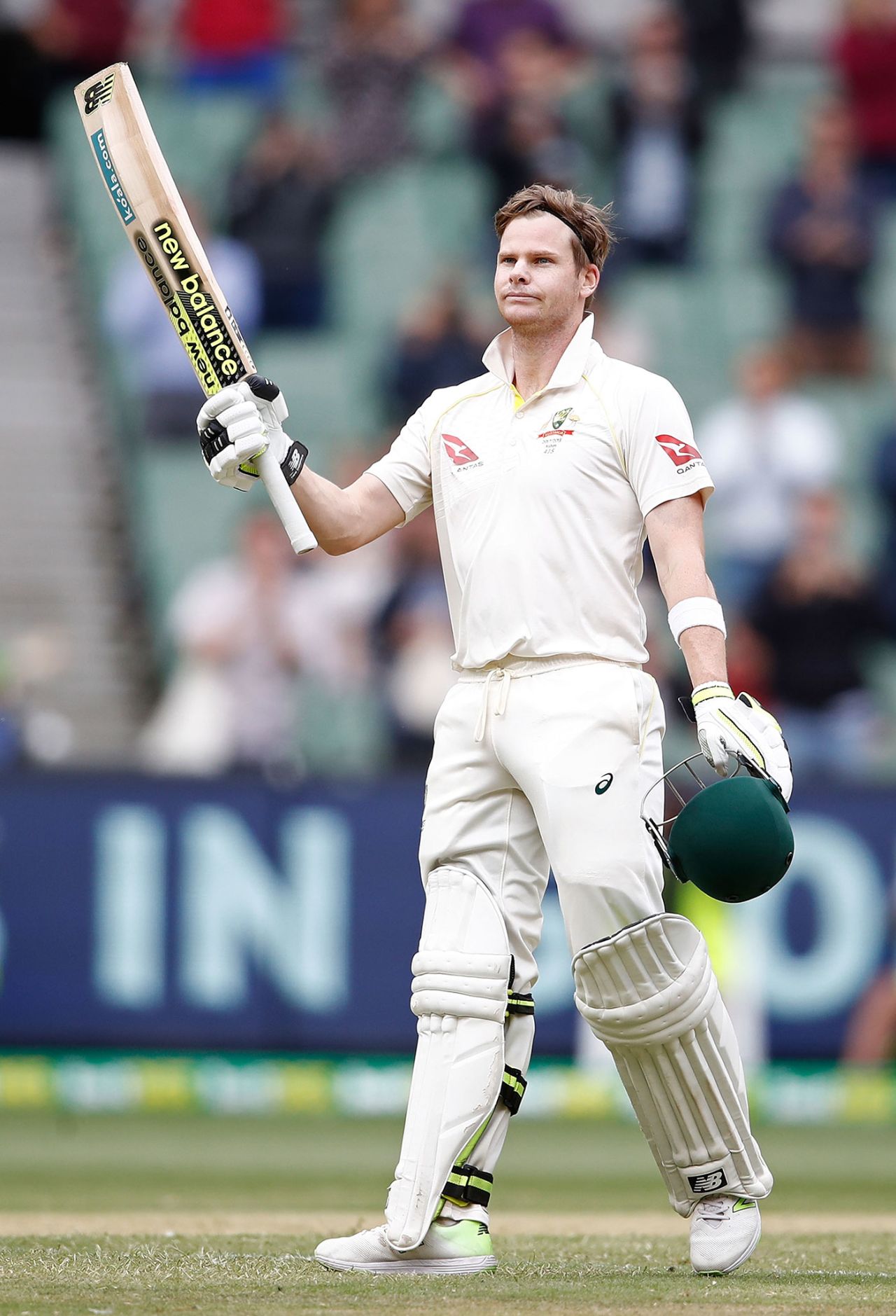Another raise of the bat for Steven Smith...another hundred, Australia vs England, fourth Test, fifth day, December 30, 2017