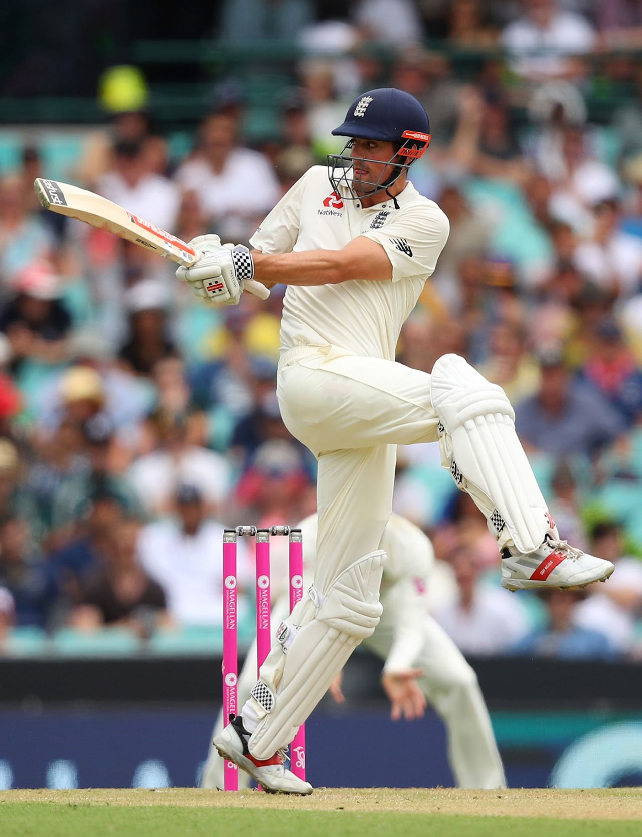 Alastair Cook pulls one off the hip, Australia v England, 5th Ashes Test, Sydney, 1st day, January 4, 2018