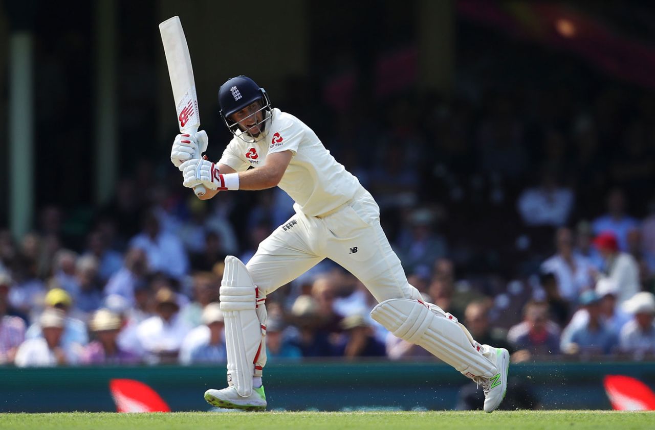 Joe Root steadied England after two quick wickets, Australia v England, 5th Ashes Test, Sydney, 1st day, January 4, 2018