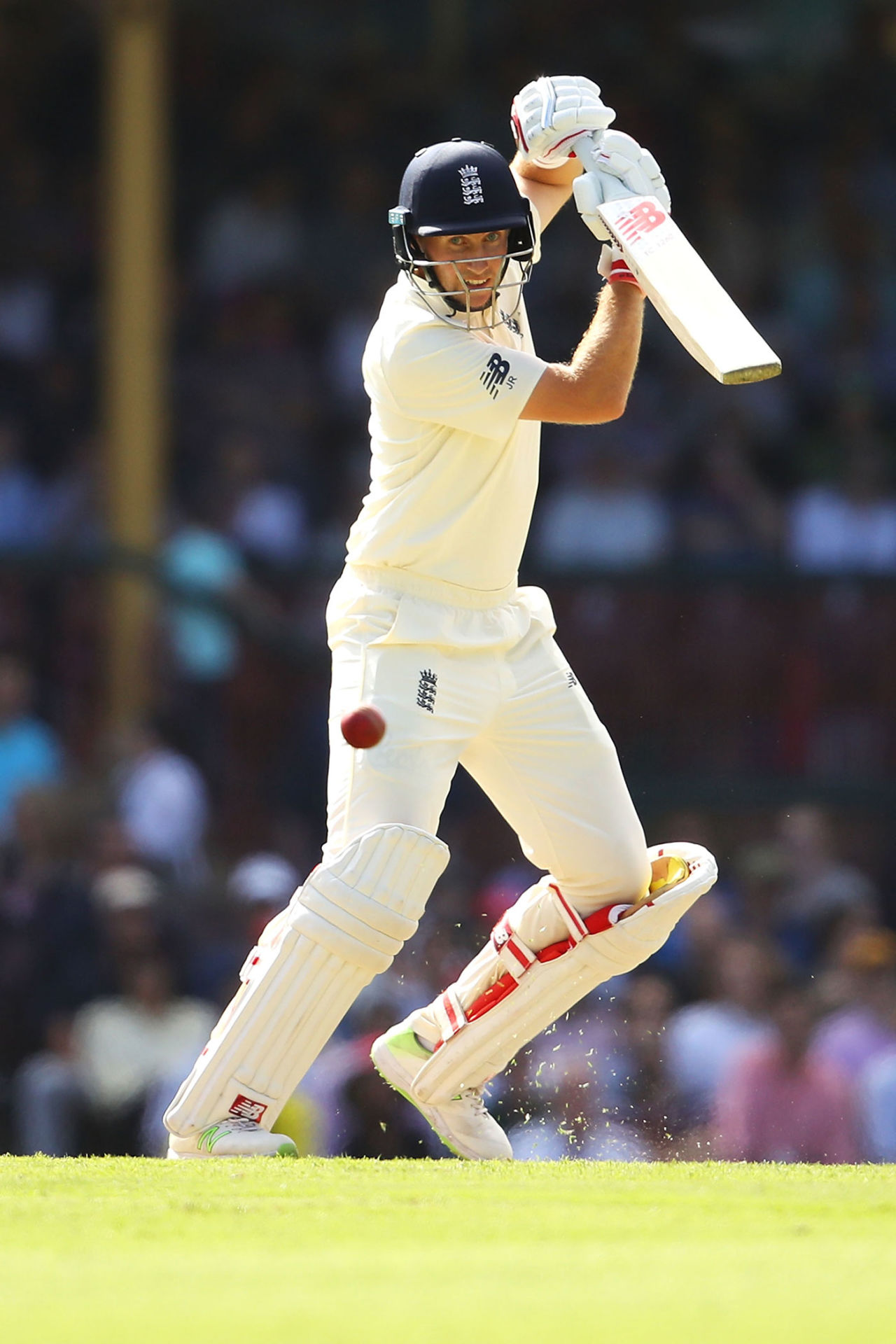 Joe Root plays through the off side, Australia v England, 5th Ashes Test, Sydney, 1st day, January 4, 2018