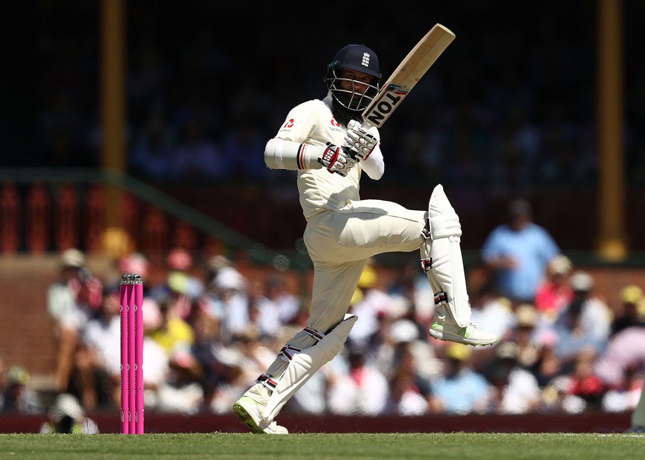 Moeen Ali worked hard for his runs, Australia v England, 5th Ashes Test, Sydney, 2nd day, January 5, 2018