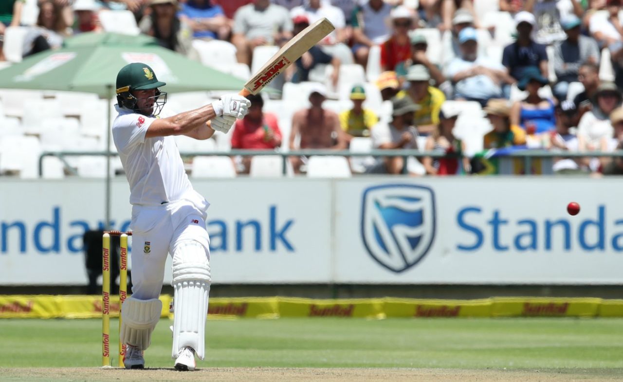 AB de Villiers was quick on anything short, South Africa v India, 1st Test, Cape Town, 1st day, January 5, 2017