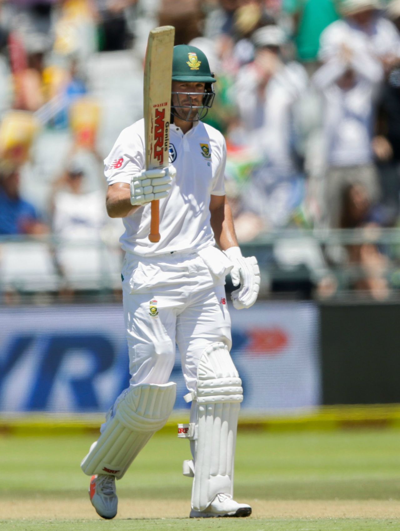 AB de Villiers struck his second successive 50-plus score, South Africa v India, 1st Test, Cape Town, 1st day, January 5, 2017