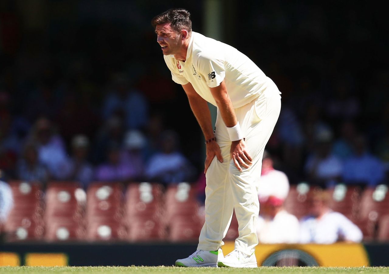 There was no luck for James Anderson, Australia v England, 5th Test, Sydney, 4th day, January 7, 2018