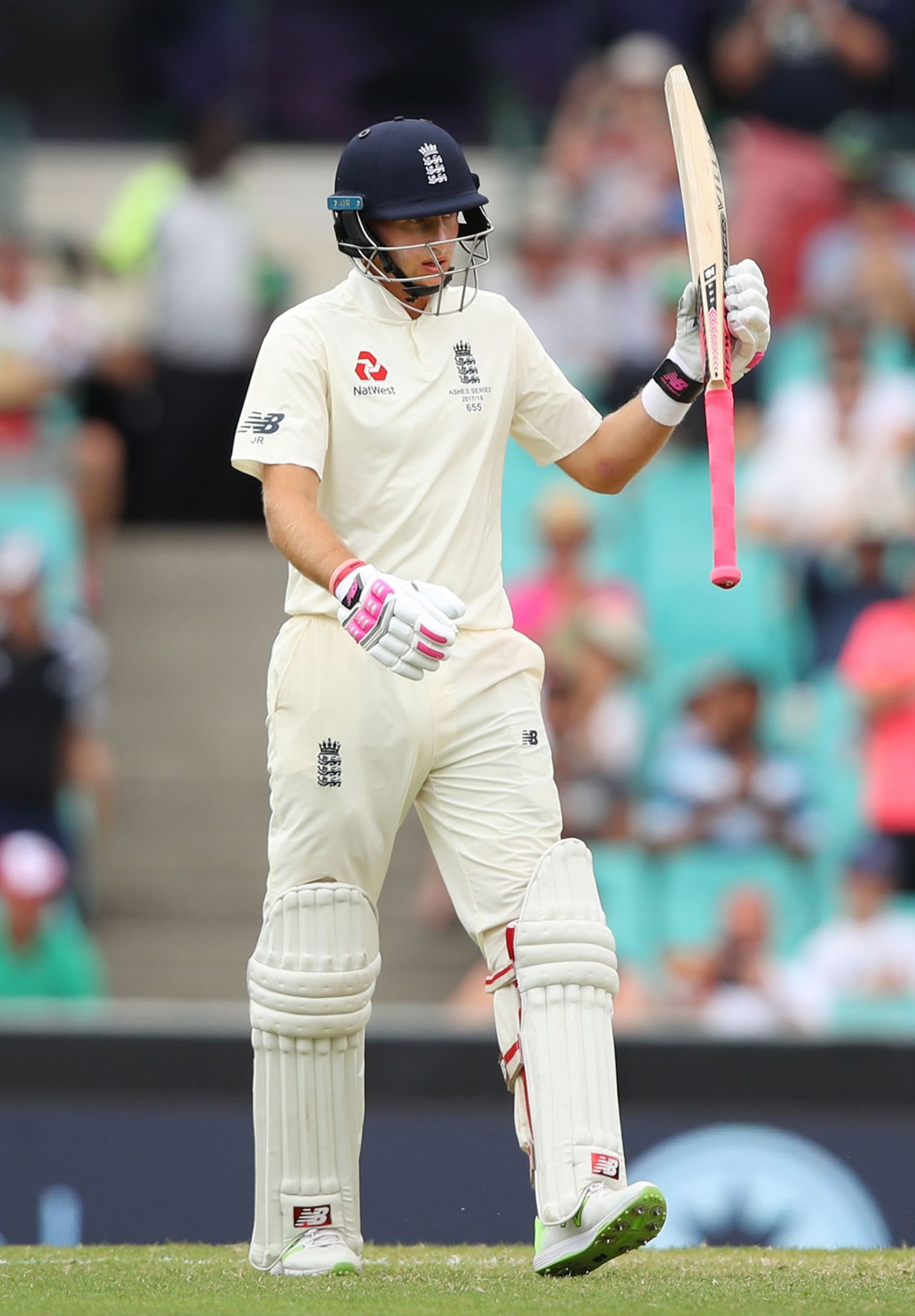 Joe Root was deemed fit enough to bat and raised his fifty, Australia v England, 5th Test, Sydney, 5th day, January 8, 2018