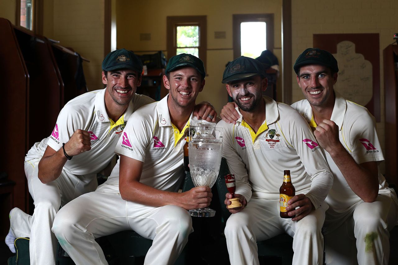 Australia's four wicket-takers, Australia v England, 5th Test, Sydney, 5th day, January 8, 2018